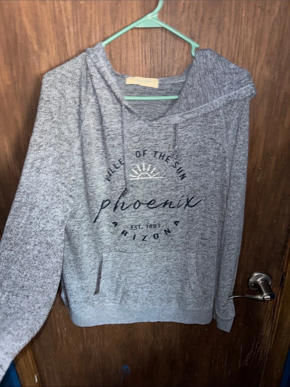 Ocean Drive Gray Phoenix Graphic Hoodie Sweatshirt - Picture 3 of 12